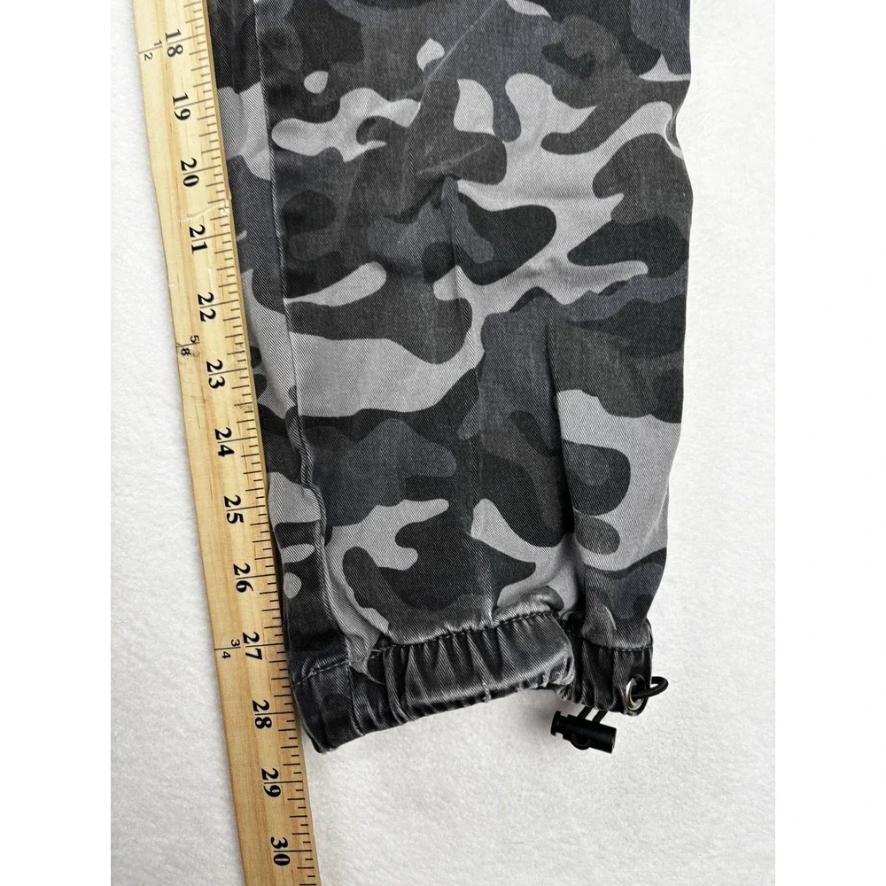 Death Row Snoop Dogg Cargo Pants Camo Gray Size M Joggers Streetwear